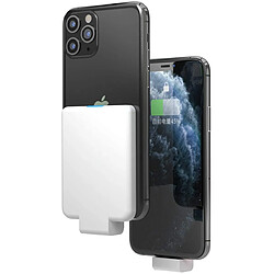 Chrono OISLE Power Pack Chargeur Mini Power Bank 4500mAh Charge Rapide Blanc Pour iPhone 12/12pro/12mini/12pro max/5 6 7 8 11,(blanc)