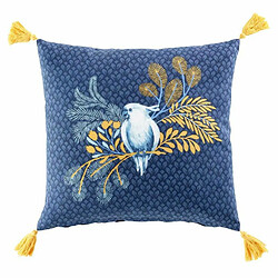 Paris Prix Coussin Déco à Motifs Blue Coco 45x45cm Bleu