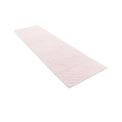 Vidal Tapis de couloir en laine 300x84 rose Darya