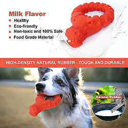 Jouets pour Chien Grinçants Presque Indestructibles Robustes Durables, Rouges Jouets Grands Chiens Moyens Agressifs