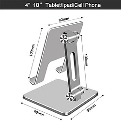 Universal Support de téléphone portable de bureau en métal pour iPhone iPad aluminium alliage réglable tablette tablette tablette de table de table de téléphone portable | porte-téléphone et ampli;Des stands