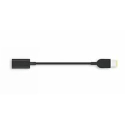 Lenovo 4X90U45346 adaptateur et connecteur de câbles USB-C Slim-tip Noir (USB-C TO SLIM TIP CABLE ADAPTER - .)