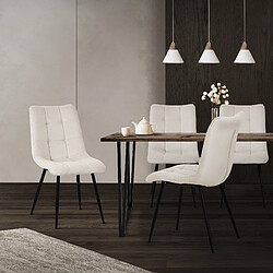 ML-Design Lot de 8 chaises de salle à manger Chaise de cuisine Chaise de salon Chaise remb pas cher