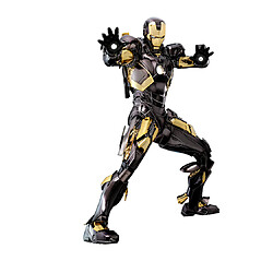 Hot Toys MMS741D61 - Marvel Comics - The Avengers - Iron Man Mark VII Black & Gold Version