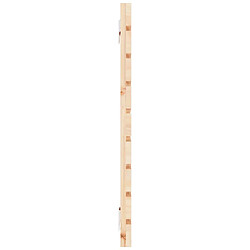 Maison Chic Tête de lit scandinave,Meuble de chambre murale 146x3x63 cm Bois massif de pin -MN84141 pas cher