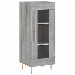 Acheter vidaXL Buffet haut Sonoma gris 34,5x34x180 cm Bois d'ingénierie