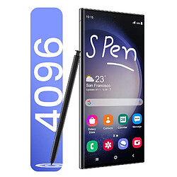 Stylet S Pen pour Samsung Galaxy S23 Ultra Pointe arrondie 0.7mm Original - Noir pas cher