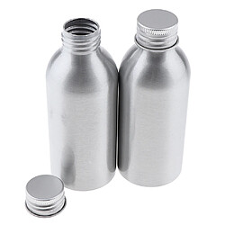 2pcs bouteille en aluminium vide bouteille distributeur distributeur de stockage cosmétique 120ml pas cher