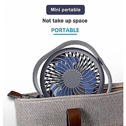 Acheter Ventilateur de Bureau Usb Ventilateur De Table de Bureau Portable Avec Mini Ventilateur Silencieux à Vent Fort Réglable à Rotation De 360 Degrés