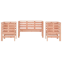 Acheter Maison Chic Salon de jardin 3 pcs - Table et chaises d'extérieur - Mobilier/Meubles de jardin Moderne bois massif douglas -MN42655