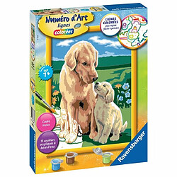 Avis Ludendo Tableau à peindre Ravensburger Numéro d'Art - Ma maman chien