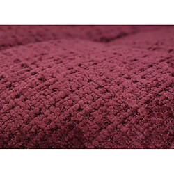 Mendler Chaise de salle à manger HWC-A60, chaise de cuisine chaise pivotante, acier MVG tissu/textile chenille (465g/m²) ~ bordeaux