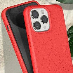 Acheter Avizar Coque cordon pour iPhone 15 Pro Max Silicone Recyclable Classic Case Bio Rouge