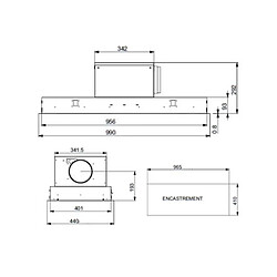 Avis Hotte de plafond 100cm 754m3/h 70db inox - 5777308 - FABER