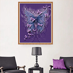 pleine perceuse diamant peinture animaux photos pour la décoration intérieure papillon violet