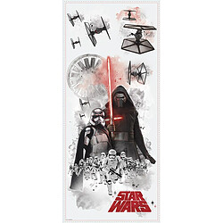 Thedecofactory STAR WARS LES VILAINS - Stickers repositionnables géants les vilains de Star Wars Épisode VII 42x76