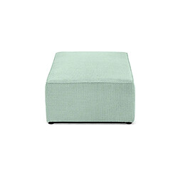 Avis Bestmobilier Topaze - pouf - en velours texturé