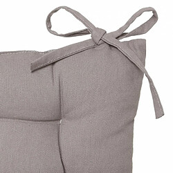 Coussin de Chaise Loria 38x38cm Gris