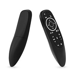 Riffi CP G10s Pro Universal Smart TV Air Mouse - Assistant vocal à distance sans fil/IR, gyroscope et LED noir