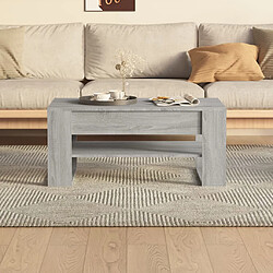 Acheter vidaXL Table basse sonoma gris 102x55x45 cm bois d'ingénierie