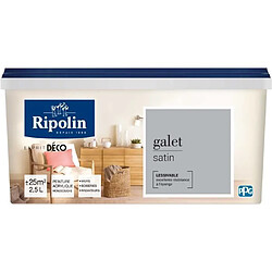 RIPOLIN Peinture Murale Toutes Pieces - Galet Satin, 2,5L