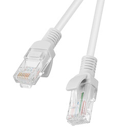 Lanberg Câble réseau Ethernet UTP gris Cat.6 1 m PCU6-10CC-0100-S