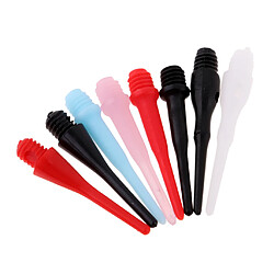 Pointe en nylon souple 20 pièces de remplacement pour dart électronique 22mm rouge