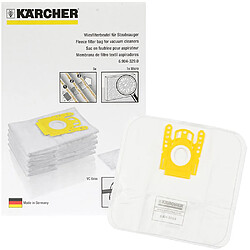 KÄRCHER SAC FILTRANT NON TISSE - PAQUET DE 5 pas cher