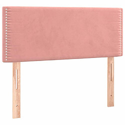 Acheter Maison Chic Tête de lit moderne à LED lumineuse pour chambre - Décoration de lit Rose 90x5x78/88 cm Velours -MN36131