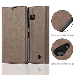 Cadorabo Coque Nokia Lumia 550 Etui en Brun