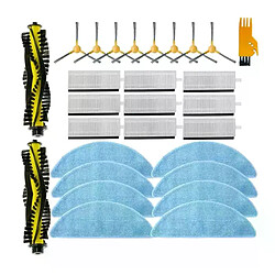 Accessoires de remplacement pour aspirateur robot Neatsvor X500/600, brosse principale, brosses latérales, filtre Hepa, serpillère