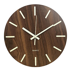 12 '' Horloge Murale Lumineuse Horloge De Nuit à Quartz Silencieux