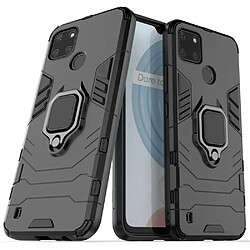 Coque en TPU anti-griffes avec béquille, noir pour votre Realme C21Y