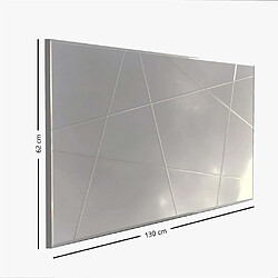 Avis Hanah Home Miroir en verre 130 x 62 cm silver.