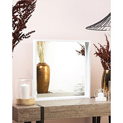 Beliani Miroir BRIGNOLES 50 cm Blanc