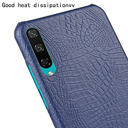 Wewoo Coque Rigide Pour Huawei Honor Play 3 Crocodile antichoc Texture PC + étui en PU bleu pas cher