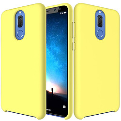 Wewoo Coque Souple Étui de protection étanche en silicone liquide pour Huawei Mate 10 Lite jaune