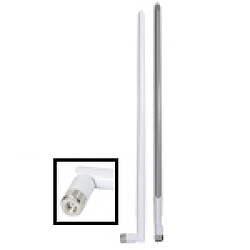 Wewoo Antenne blanc mâle RP-SMA 3G sans fil 15DBi