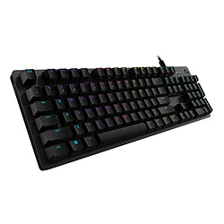 Teclado Logitech G512 Carbon GX Marrón Lightsync RGB 920-009434