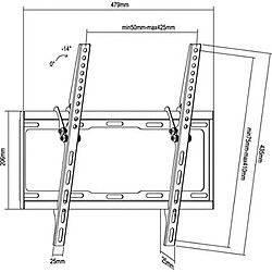 Support de TV Equip 650311 35 kg