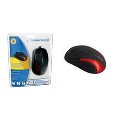 Esperanza EM102R USB Optique 800DPI Noir, Rouge souris - Souris (Optique, USB, 800 DPI, Noir, Rouge) pas cher