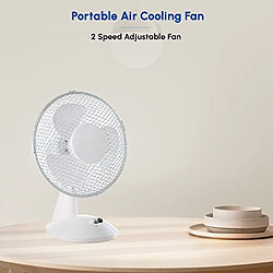 Acheter Réglages PRÉCIS à 2 Vitesses, Ventilateur de refroidissement à Air Portable avec Fonction d'inclinaison, Commutateur rotatif, Base, Ventilateur à clip Portable idéal pour le bureau, le Lit, le Bureau, la Maison &