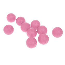 Acheter 10 pièces PU Foam Sponge Golf Training Soft Balls Golf Practice Balls Pink