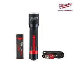 Lampe torche LED compacte MILWAUKEE L4MLED-201 - 1 batterie 4V 2.5Ah - 1 câble USB 4933459444