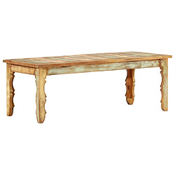 ComfortXL Table Basse 110x50x40 Cm Bois De Récupération Solide pas cher