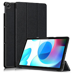 Etui en PU fonction d'éveil/veille automatique avec support, noir pour votre Realme Pad