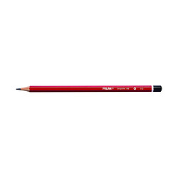 Ensemble de Crayons Milan Ensemble Gomme et Taille-Crayon Rouge Bois