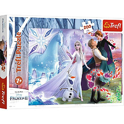 Trefl s?urs, Frozen 2 Disney La Reine des neiges 2, 200 Pièces, pour Les Enfants à partir de 7 Ans Puzzle, 13265, Le Monde Magique des Soeurs, Magische Welt der Schwestern