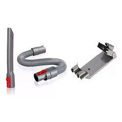 Pièce de Station d'accueil AD avec outil de crevasse et tuyau d'extension Flexible pour aspirateur Dyson V11 V10 V8 V7