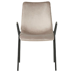 Acheter Beliani Chaise de salle à manger JEFFERSON Set de 2 Velours Taupe